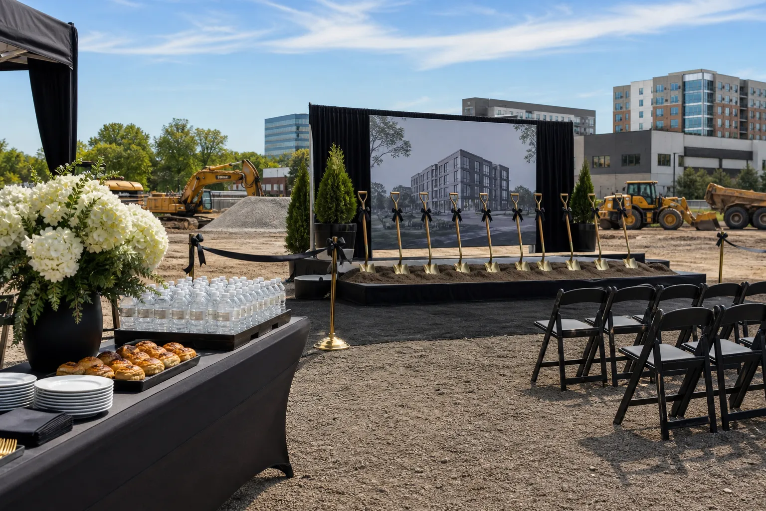 How to Plan Food and Beverage Consultant Service for a Corporate Groundbreaking Ceremony in Englewood With Outdoor Setup Flexibility, Branded Guest Hospitality, and a Smooth Ribbon-Cutting Timeline