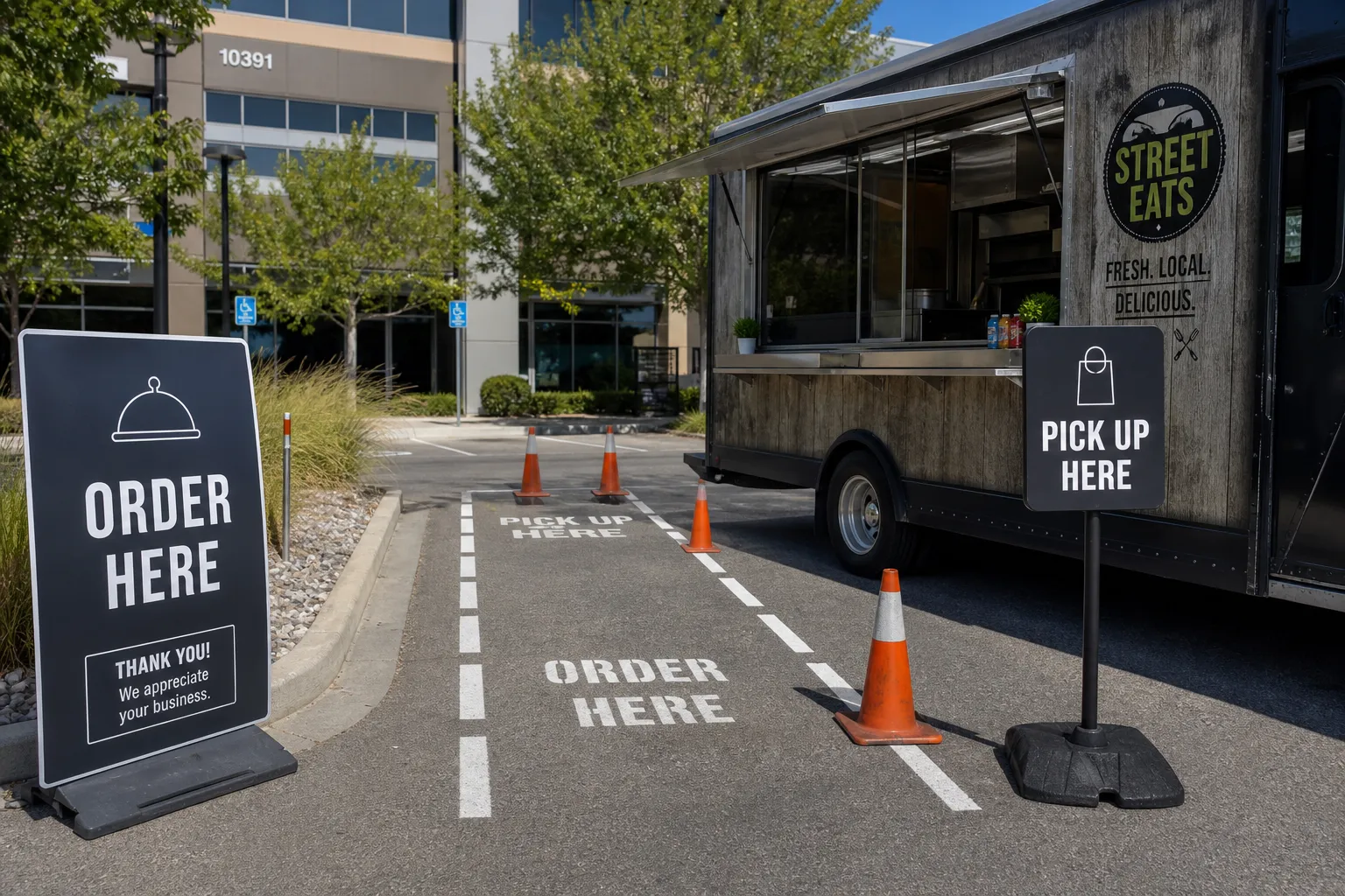Organized truck layout for delivery service in Westminster