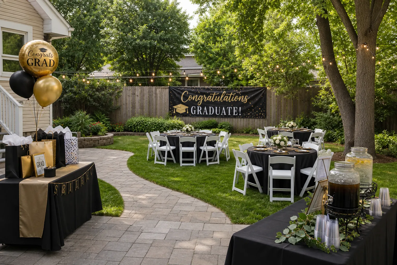 Graduation party layout planned for smooth guest flow in Englewood
