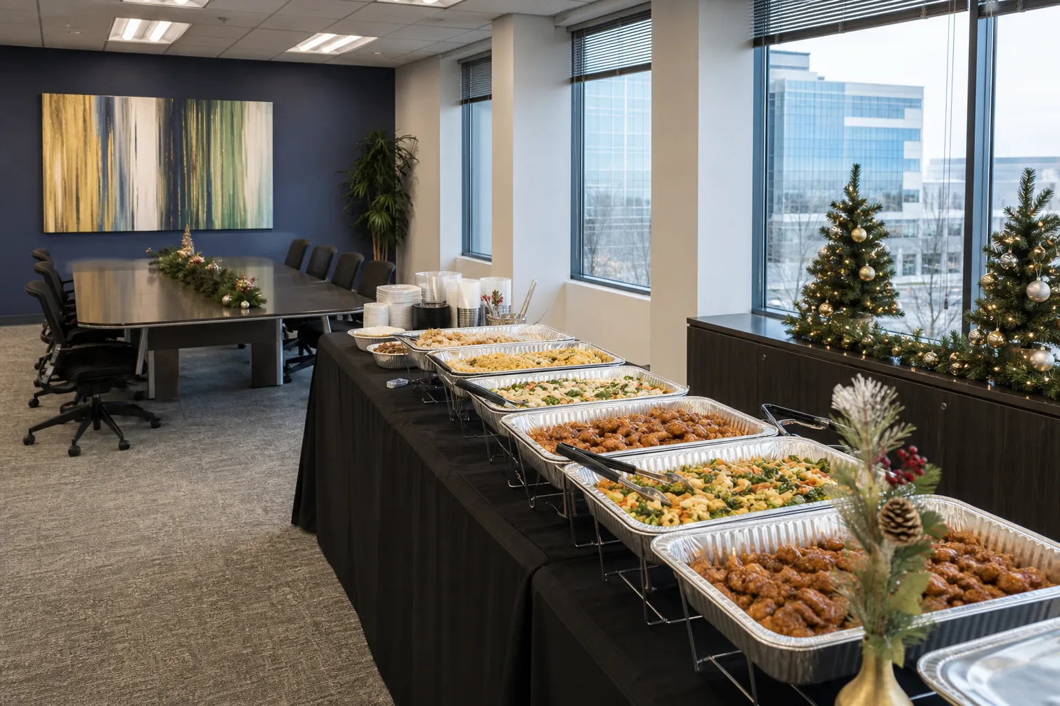 How to Plan a Holiday Party at Your Office in Aurora With Takeout Restaurant Catering and a Realistic Service Schedule