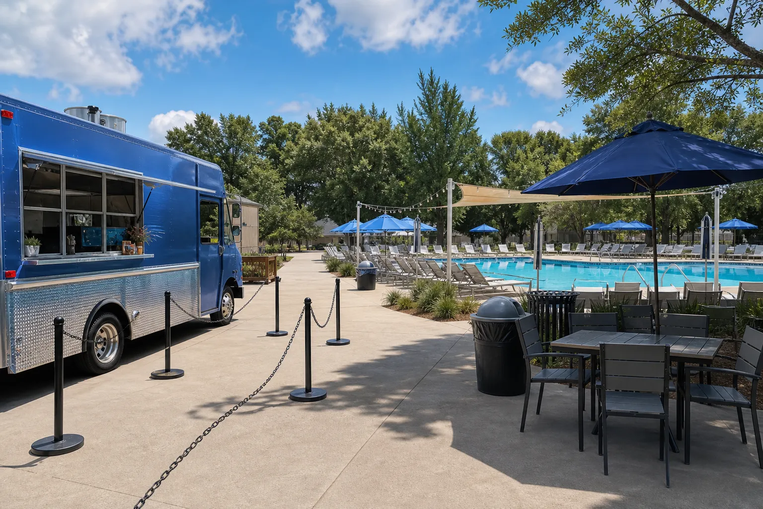 How to Plan Food Truck Catering With an Event Management Company for an HOA Pool Party in Lakewood