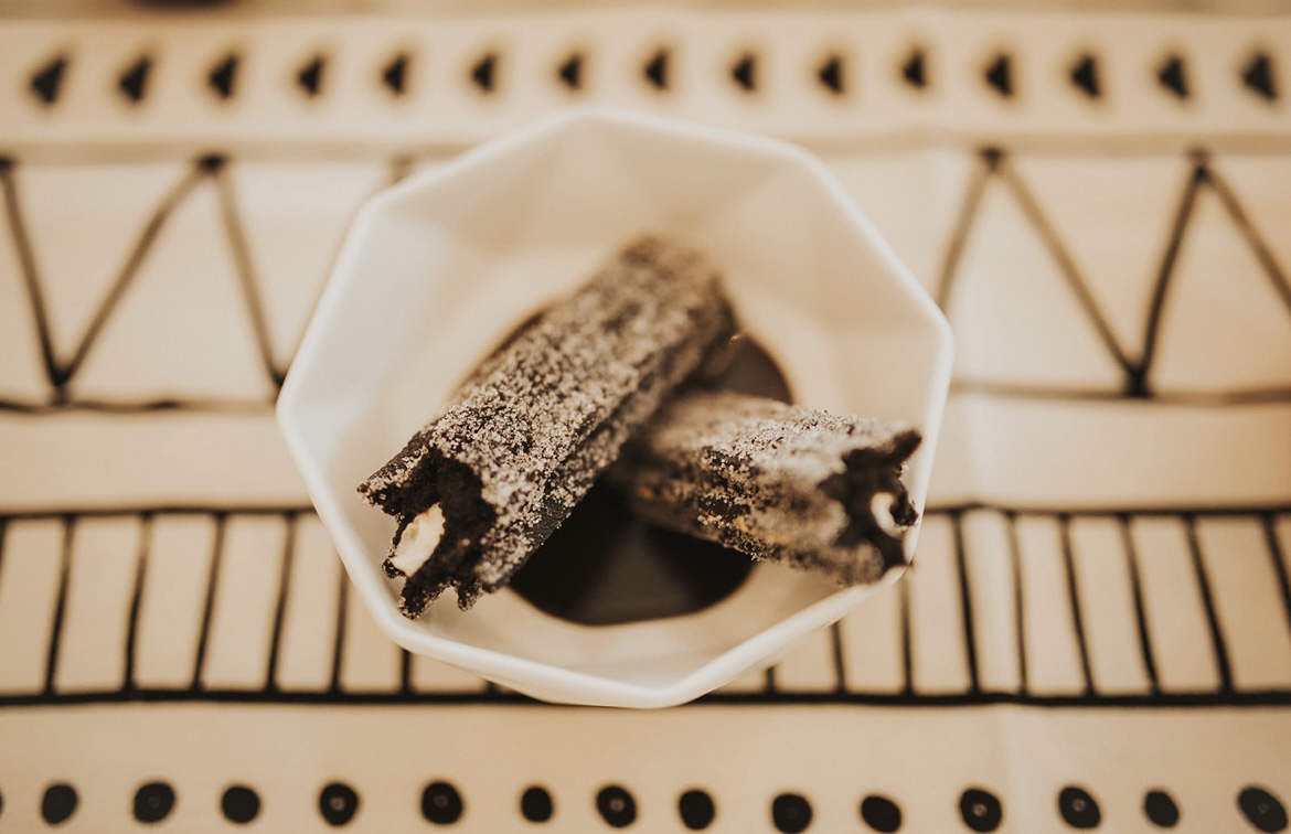 Delicious dessert rolls ready to delight customers.